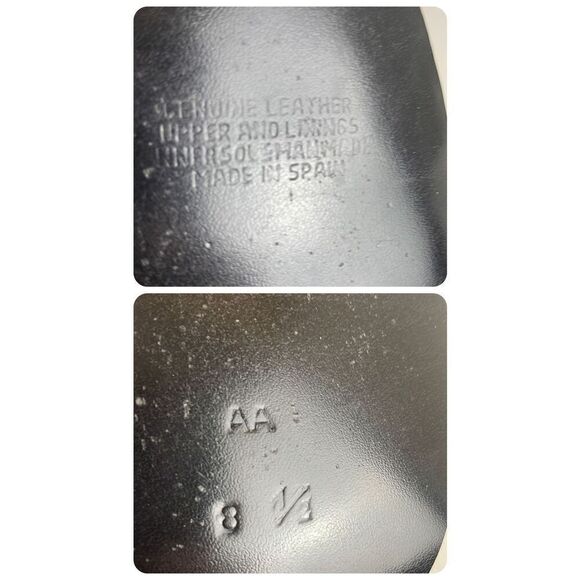 H.J. Redmon Vintage Custom Made Slingback Heels 8.5 AA EXTRA NARROW - Picture 8 of 11